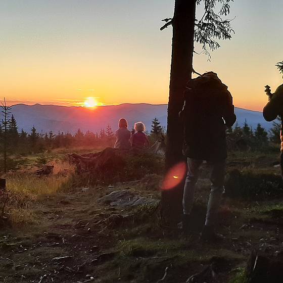 Sonnenaufgang am Teufelstein