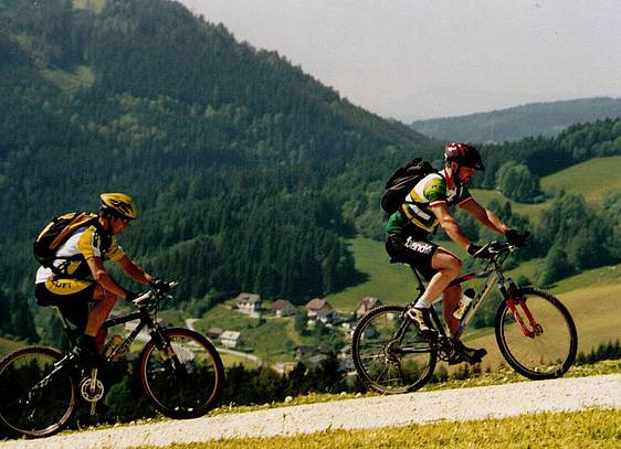 Radfahren in den Fischbacher Alpen