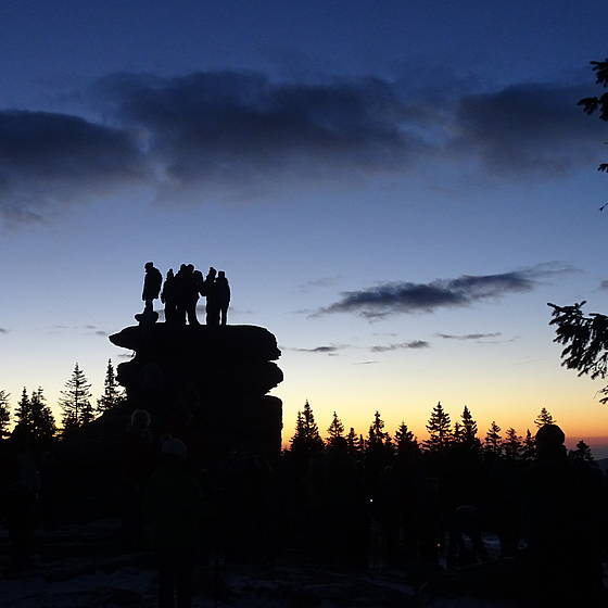 Wintersonnwend am Teufelstein