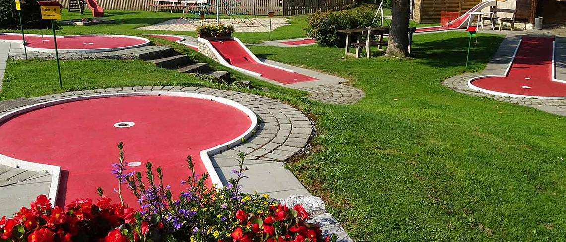 Minigolf Anlage in Fischbach