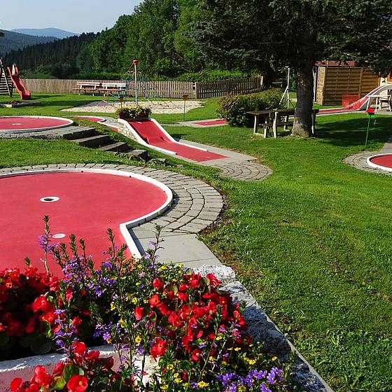 Minigolf Anlage in Fischbach