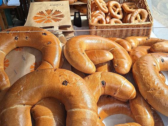 Osterkipfel von der Bäckerei Haider