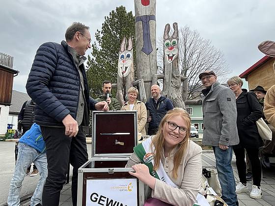 Verlosung mit Glücksengerl Blumenprinzessin Anna-Sophie Karelly