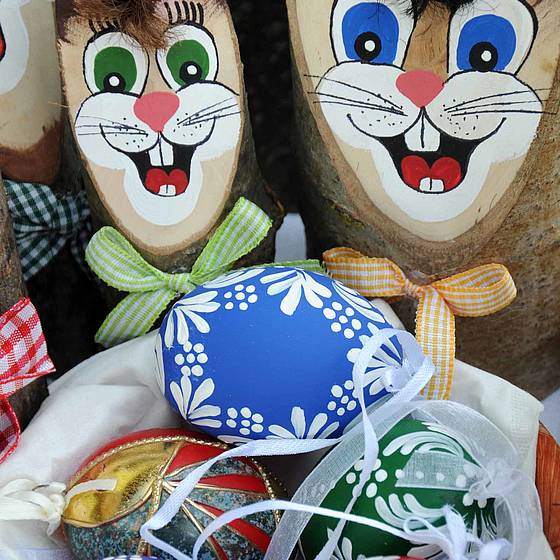 Osterkörberl Dekoration